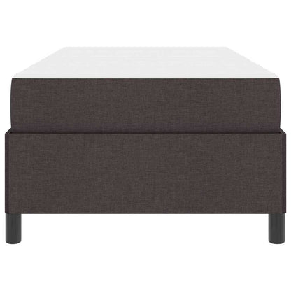 Letto a molle Marrone e Nero 90 x 190 cm