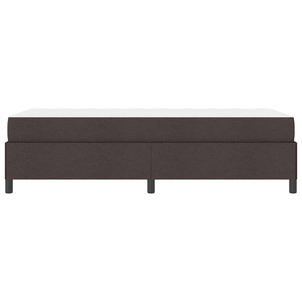Letto a molle Marrone e Nero 90 x 190 cm