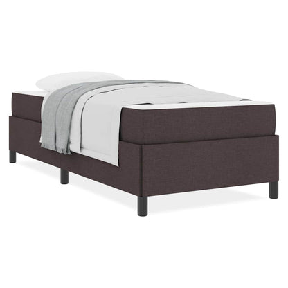 Letto a molle Marrone e Nero 90 x 190 cm
