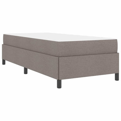Letto a molle Tortora e Nero 90 x 190 cm