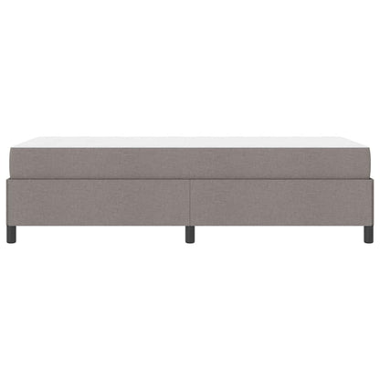 Letto a molle Tortora e Nero 90 x 190 cm