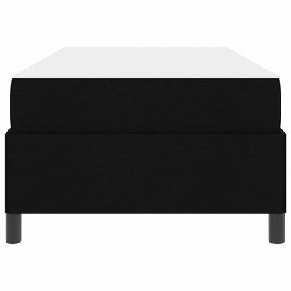 Letto a molle Nero e Nero 90 x 200 cm