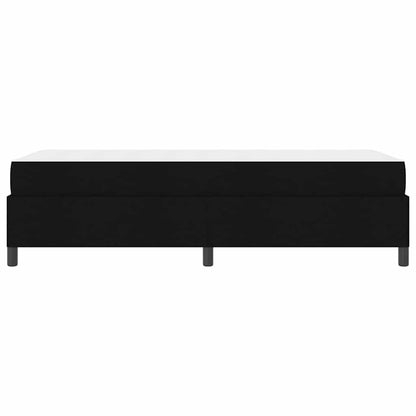 Letto a molle Nero e Nero 90 x 200 cm