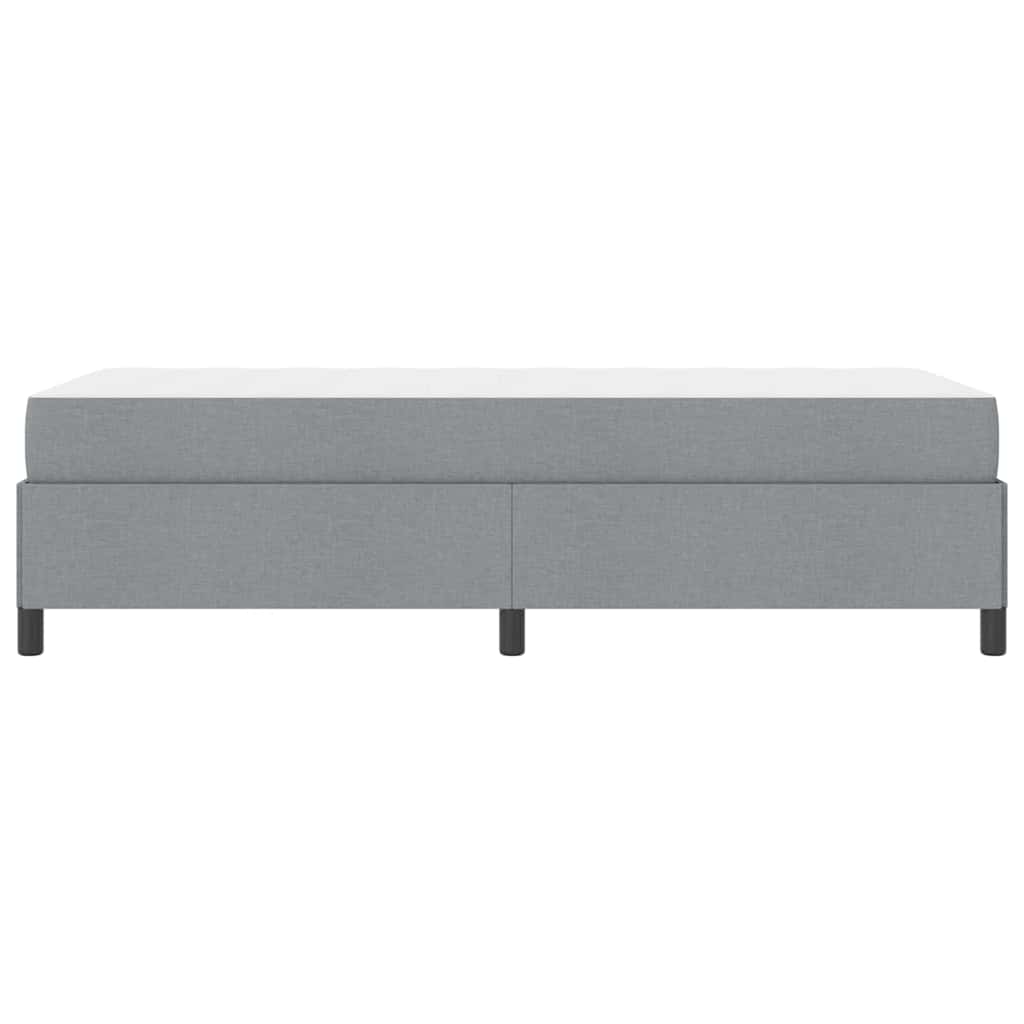 Letto a molle Grigio chiaro e nero 100 x 200 cm