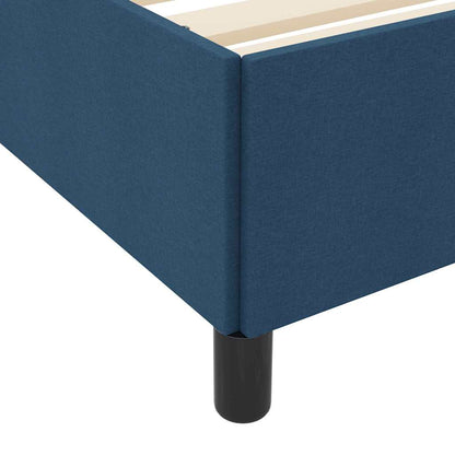 Letto a molle Blu e Nero 100 x 200 cm