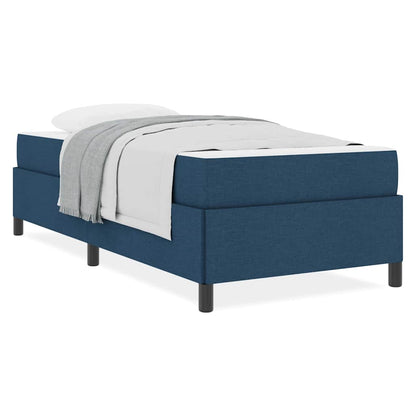 Letto a molle Blu e Nero 100 x 200 cm