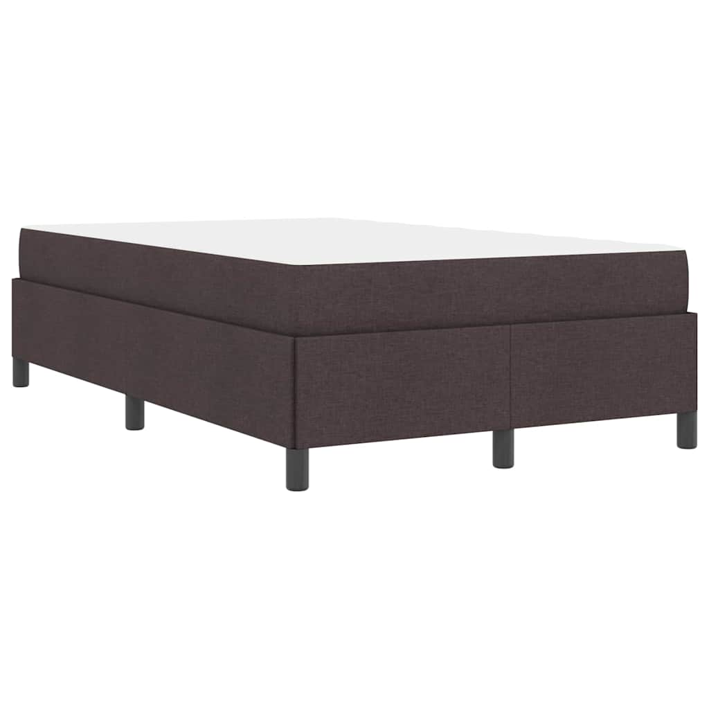 Letto a molle Marrone Scuro 120 x 190 cm Tessuto | homemem39