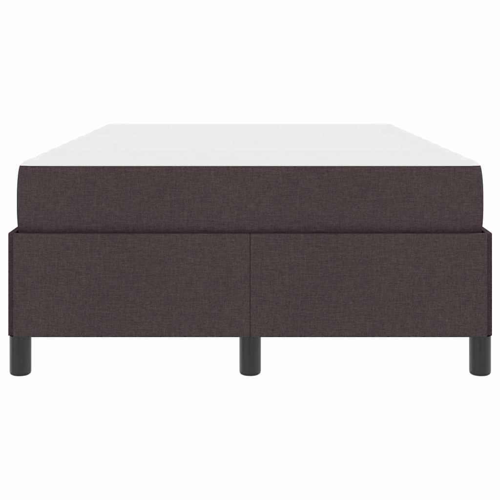 Letto a molle Marrone Scuro 120 x 190 cm Tessuto | homemem39