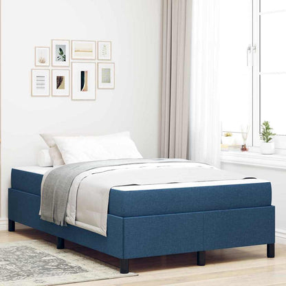 Letto a molle Blu 120 x 190 cm Tessuto | homemem39
