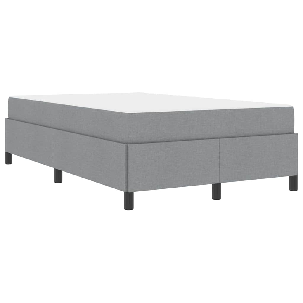 Letto a molle Grigio chiaro e nero 120 x 200 cm