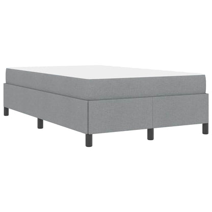 Letto a molle Grigio chiaro e nero 120 x 200 cm