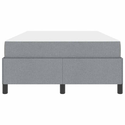 Letto a molle Grigio chiaro e nero 120 x 200 cm