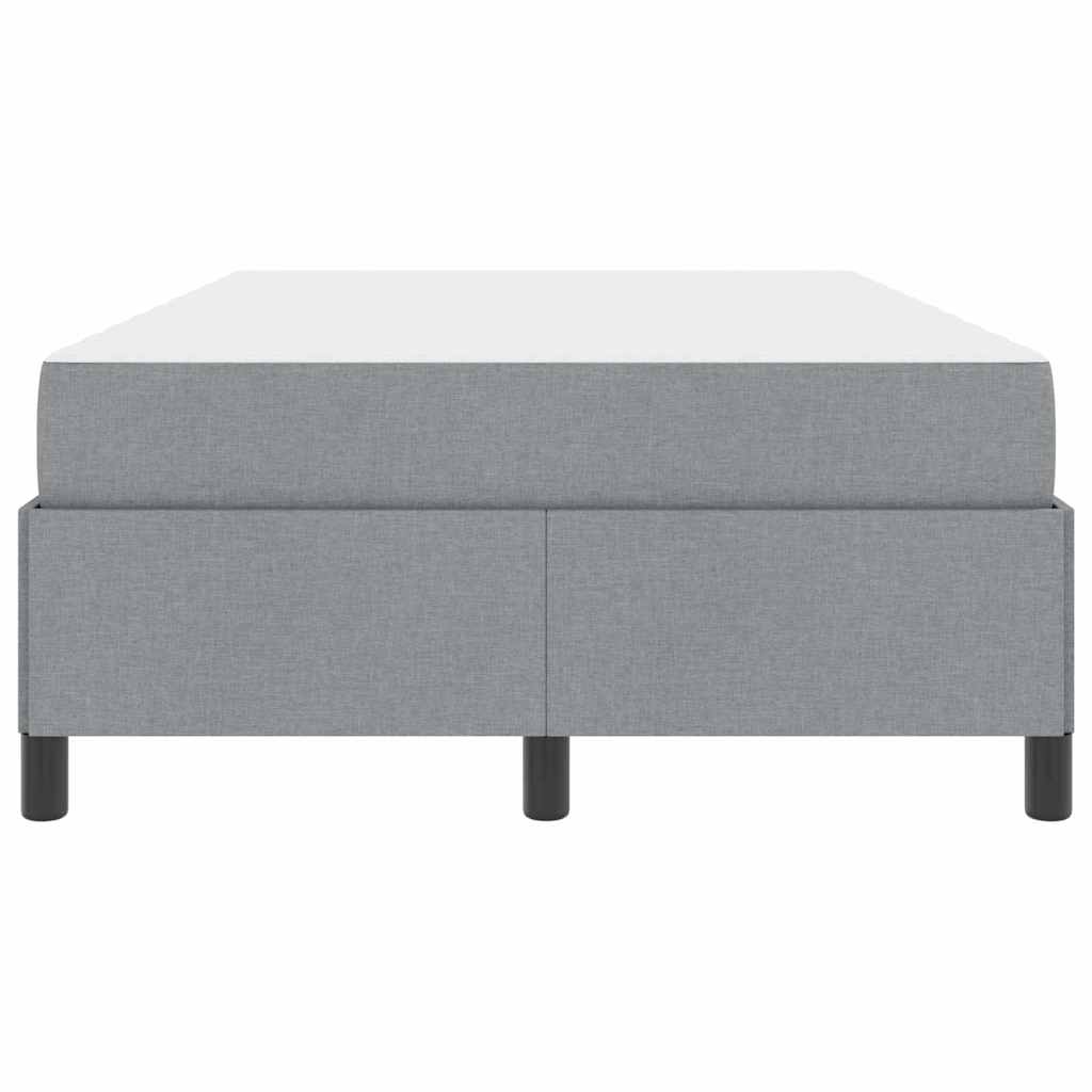 Letto a molle Grigio chiaro e nero 120 x 200 cm - homemem39