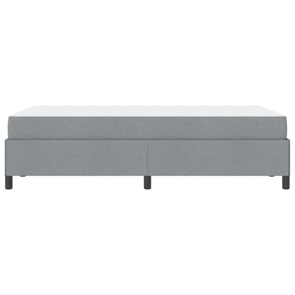 Letto a molle Grigio chiaro e nero 120 x 200 cm