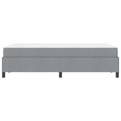 Letto a molle Grigio chiaro e nero 120 x 200 cm