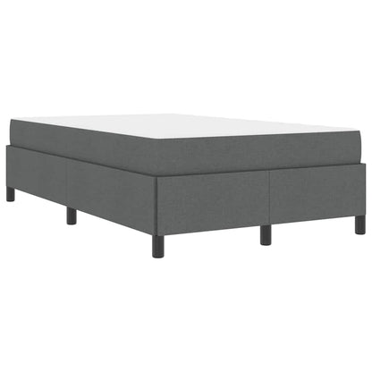 Letto a molle Grigio scuro e Nero 120 x 200 cm