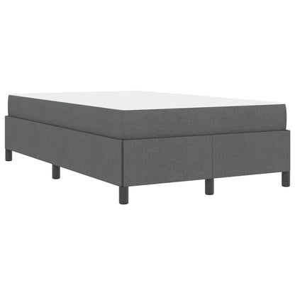 Letto a molle Grigio scuro e Nero 120 x 200 cm