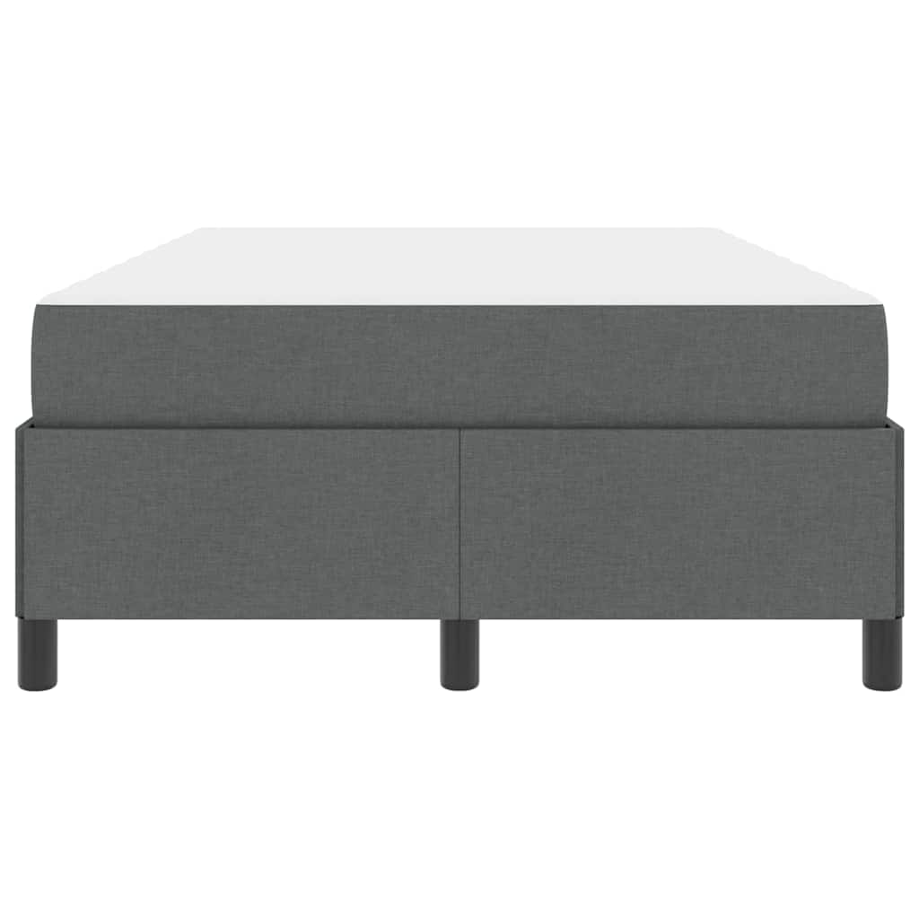 Letto a molle Grigio scuro e Nero 120 x 200 cm