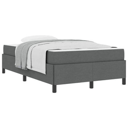 Letto a molle Grigio scuro e Nero 120 x 200 cm