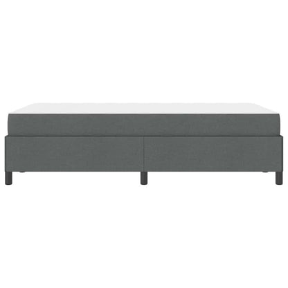 Letto a molle Grigio scuro e Nero 120 x 200 cm