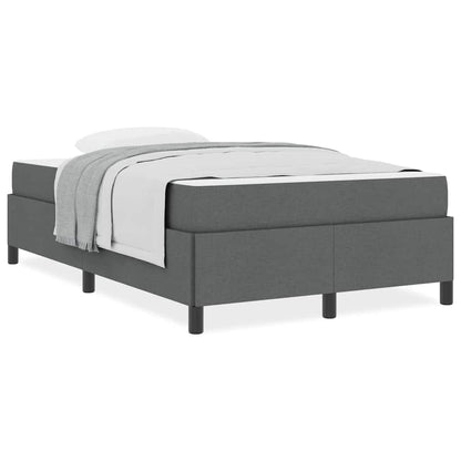 Letto a molle Grigio scuro e Nero 120 x 200 cm
