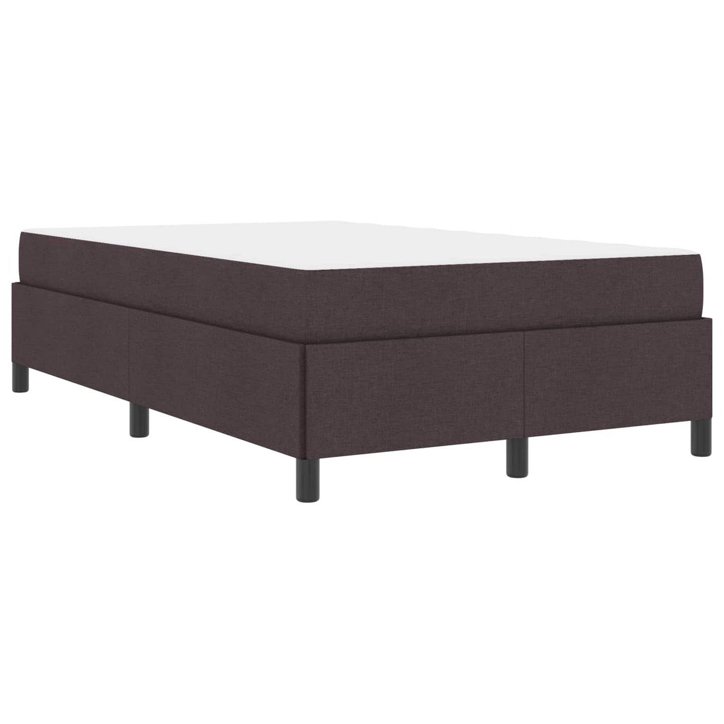 Letto a molle Marrone Scuro 120 x 200 cm Tessuto | homemem39