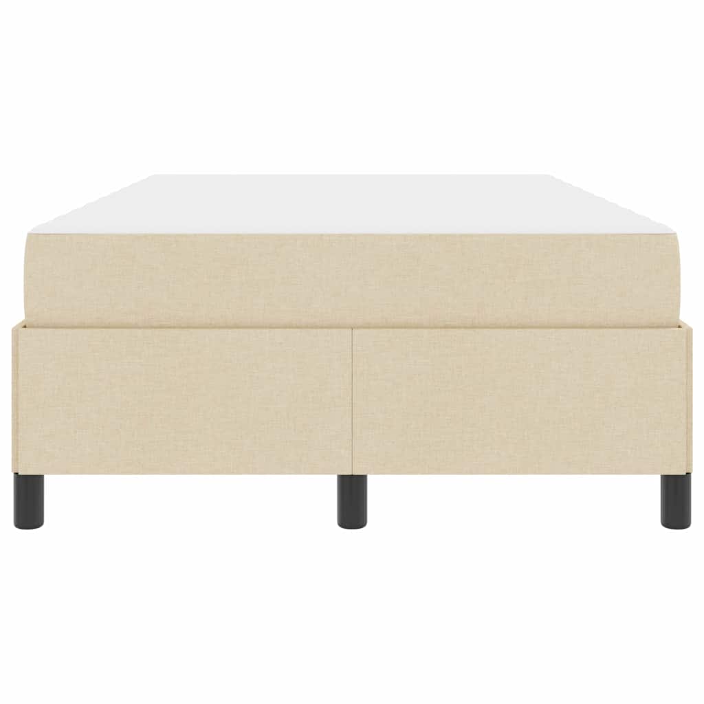 Letto a molle Crema 120 x 200 cm Tessuto