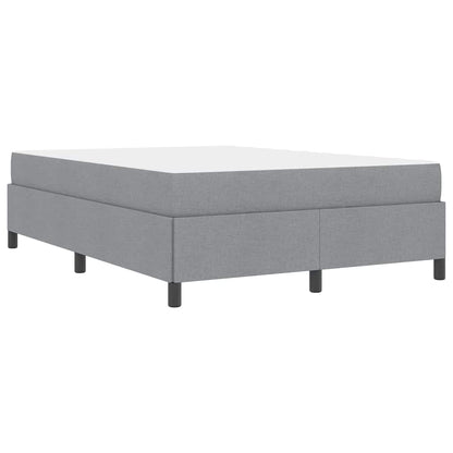 Letto a molle con materasso Grigio chiaro 140 x 190 cm Tessuto | homemem39