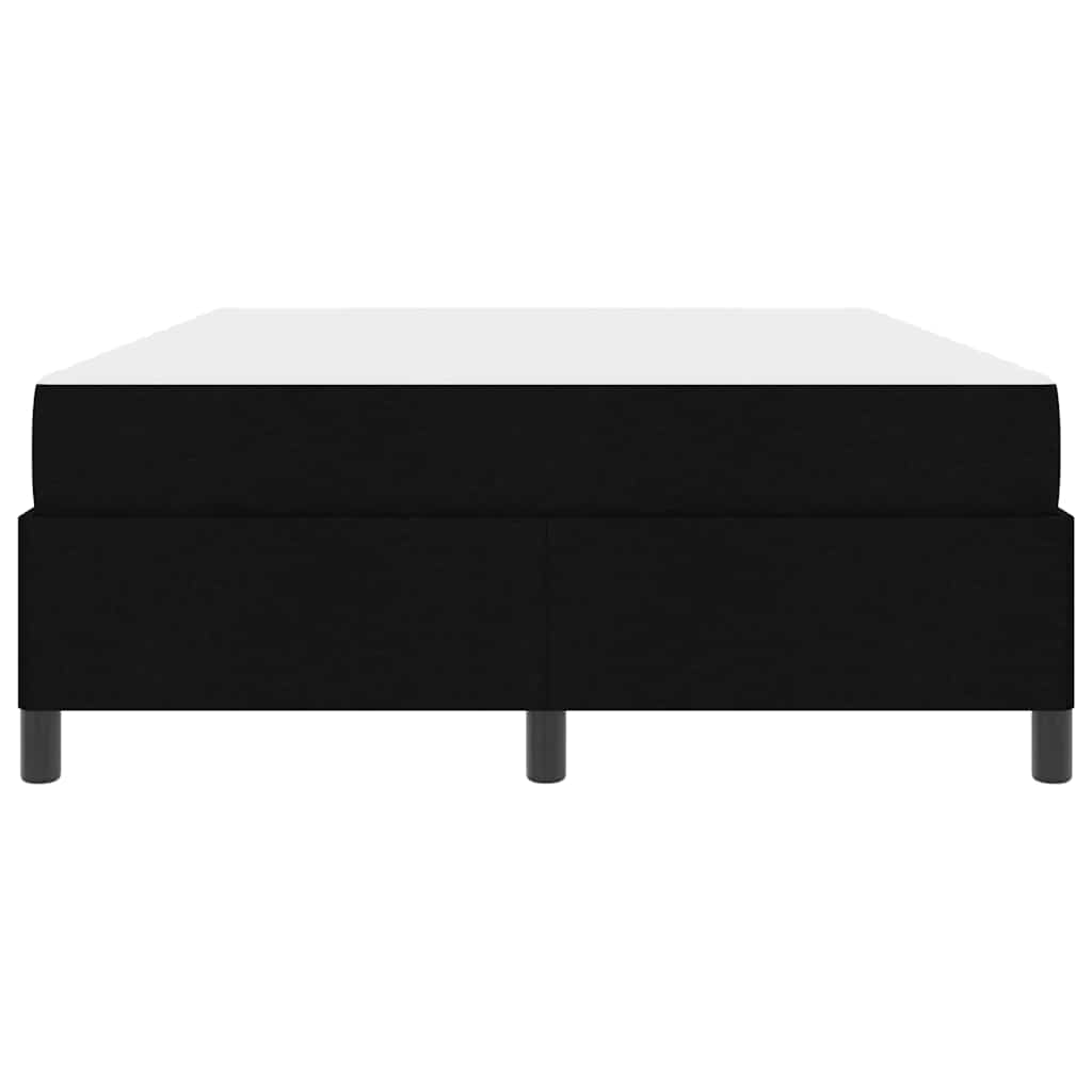 Letto a molle con materasso Nero 140 x 190 cm Tessuto | homemem39