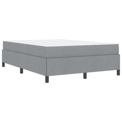 Letto a molle Grigio chiaro 140 x 200 cm Tessuto