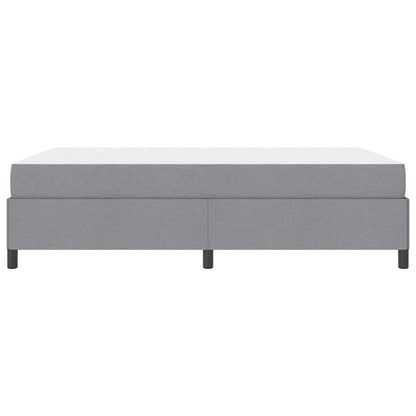 Letto a molle Grigio chiaro e nero 140 x 200 cm - homemem39