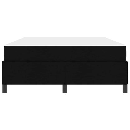 Letto a molle Nero e Nero 140 x 200 cm