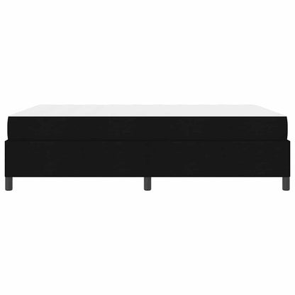 Letto a molle Nero e Nero 140 x 200 cm