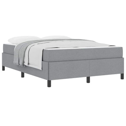 Letto a molle Grigio chiaro e nero 160 x 200 cm - homemem39