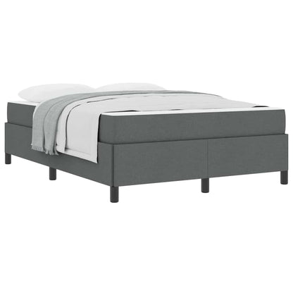 Letto a molle Grigio scuro Nero 160 x 200 cm
