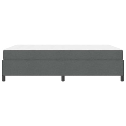 Letto a molle Grigio scuro Nero 160 x 200 cm