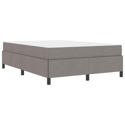 Letto a molle Tortora e Nero 160 x 200 cm