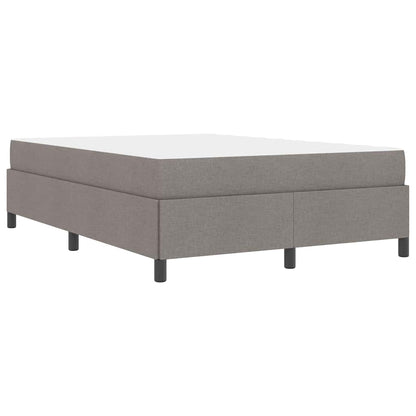 Letto a molle Tortora e Nero 160 x 200 cm