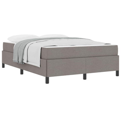 Letto a molle Tortora e Nero 160 x 200 cm