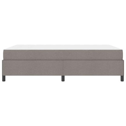 Letto a molle Tortora e Nero 160 x 200 cm