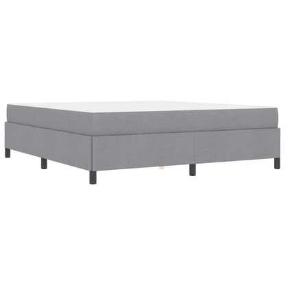 Letto a molle Grigio chiaro e nero 180 x 200 cm - homemem39