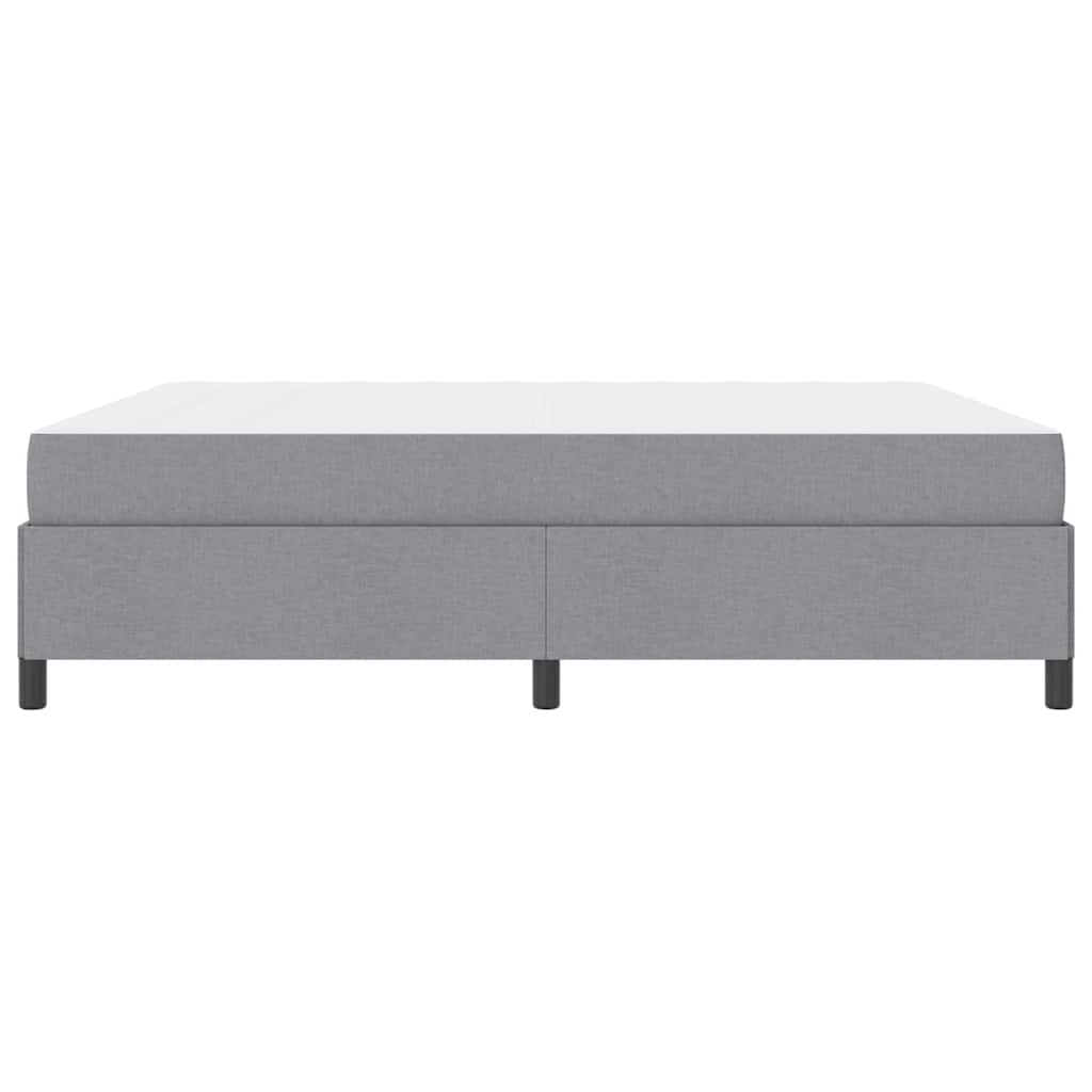 Letto a molle Grigio chiaro e nero 180 x 200 cm - homemem39
