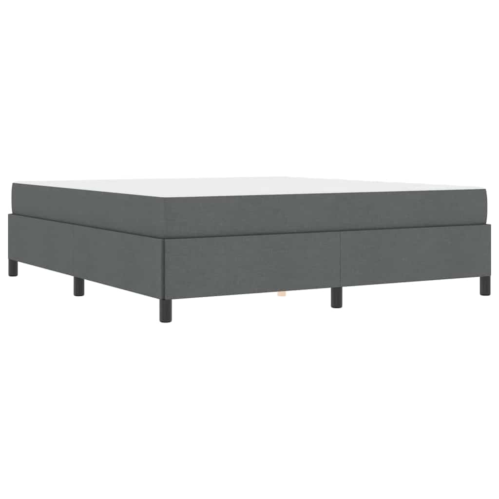 Letto a molle Grigio scuro e Nero 180 x 200 cm - homemem39