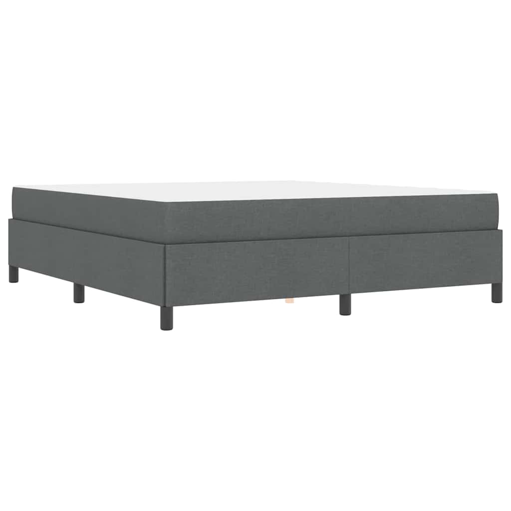 Letto a molle Grigio scuro e Nero 180 x 200 cm - homemem39