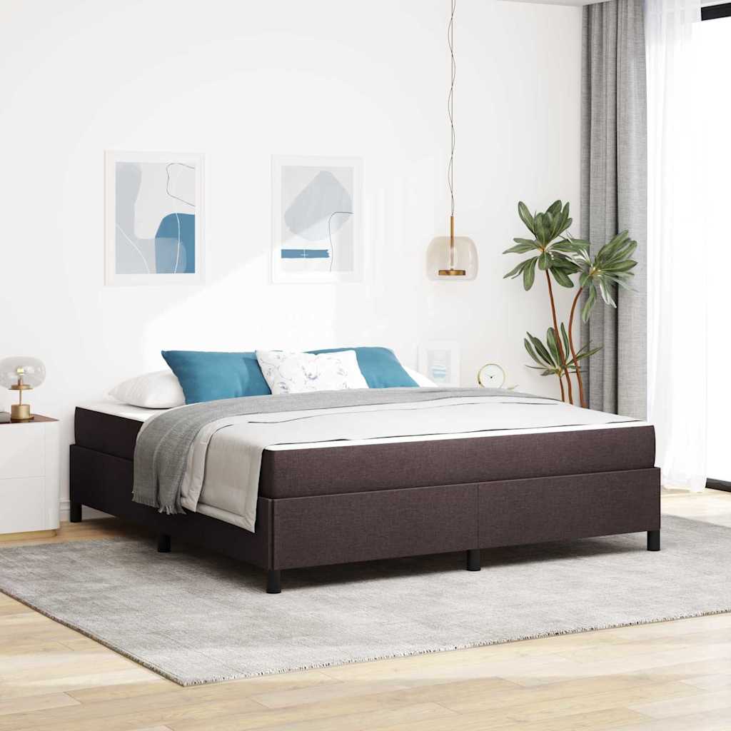 Letto a molle Marrone 180 x 200 cm