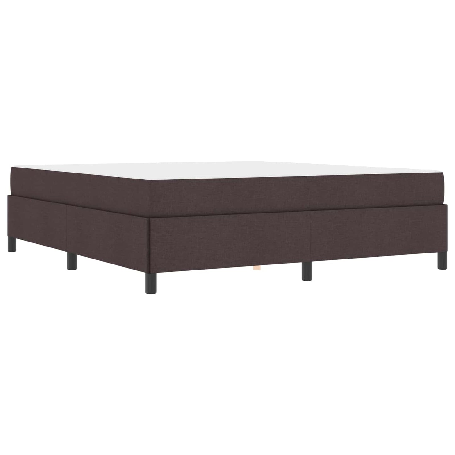 Letto a molle Marrone Scuro 180 x 200 cm Tessuto | homemem39