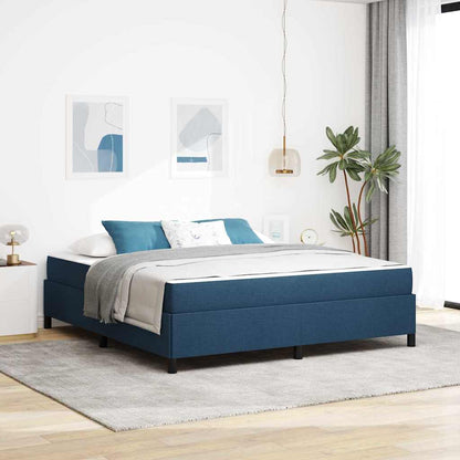 Letto a molle Blu 180 x 200 cm Tessuto | homemem39