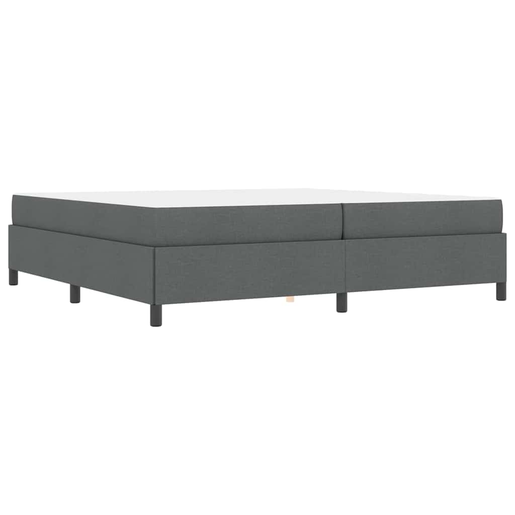 Letto a molle Grigio scuro e Nero 200 x 200 cm - homemem39