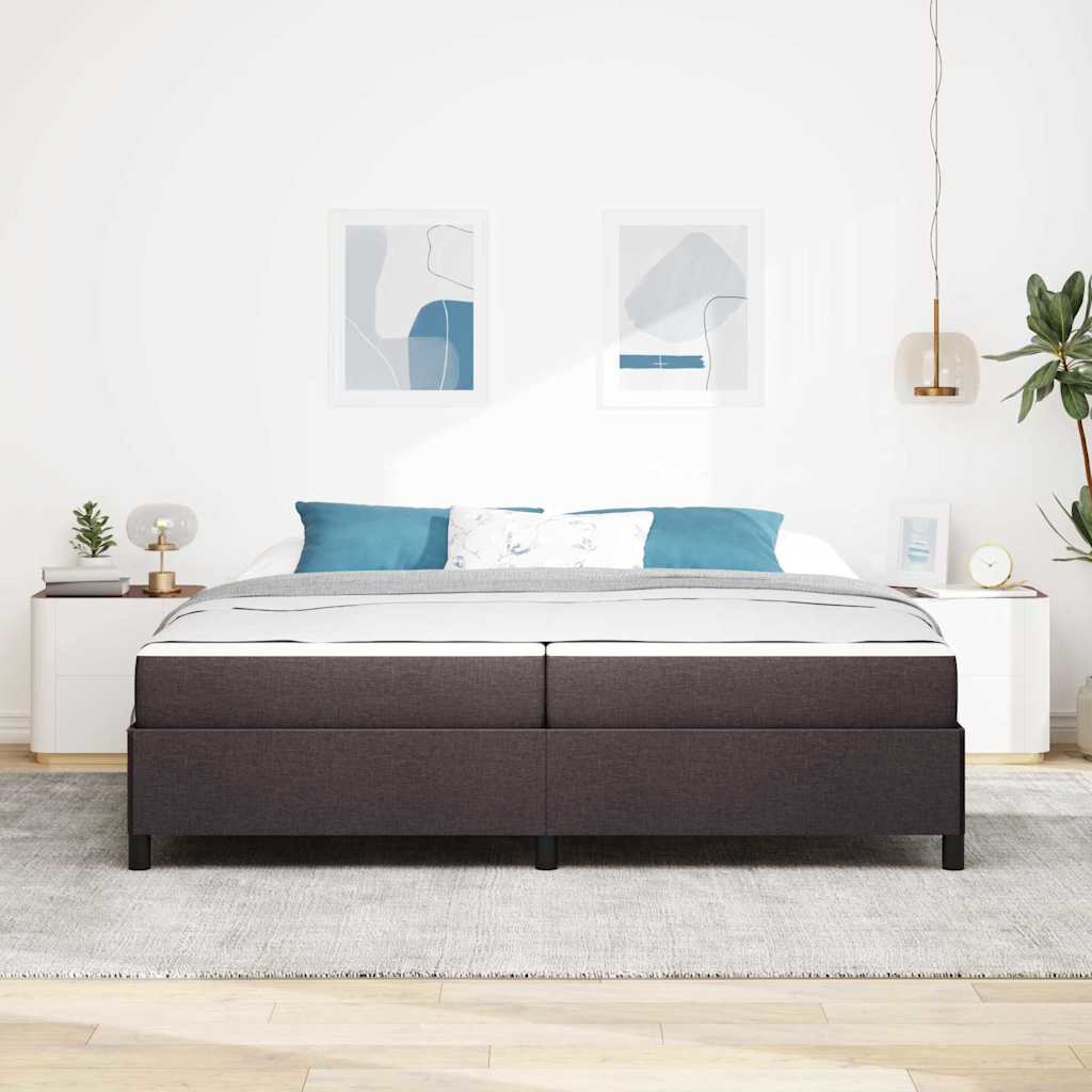 Letto a molle Marrone 200 x 200 cm