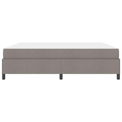 Letto a molle Tortora e Nero 200 x 200 cm